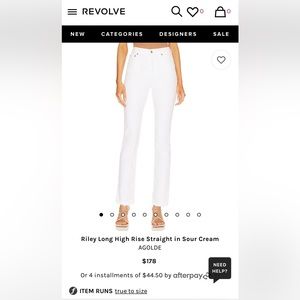 Agolde Riley High Rise Jean